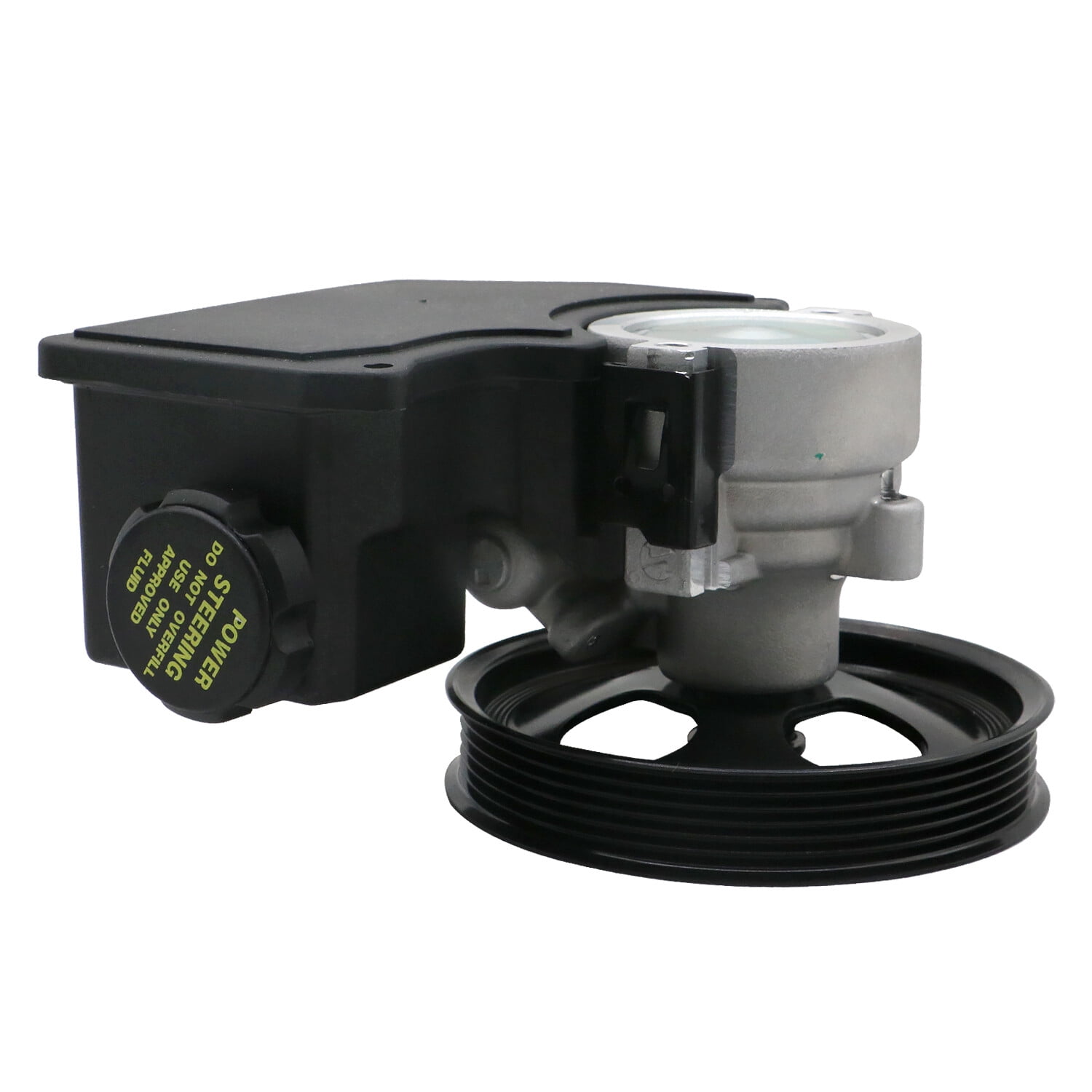 Woudy Power Steering Pump W/ Pulley & Reservoir for 2004-2012 Chevy Colorado GMC Canyon