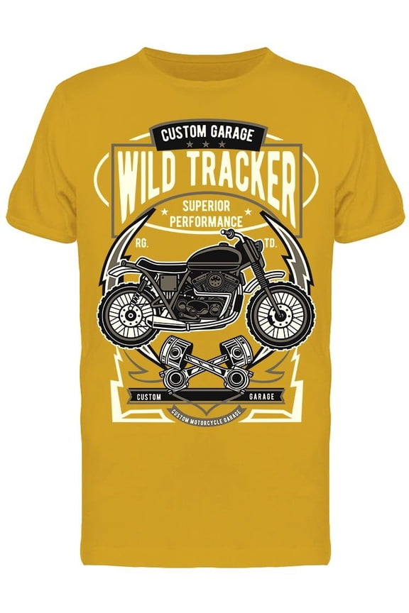 Custom Garage, Wild Tracker T-Shirt Men -Image by Shutterstock, Male Medium