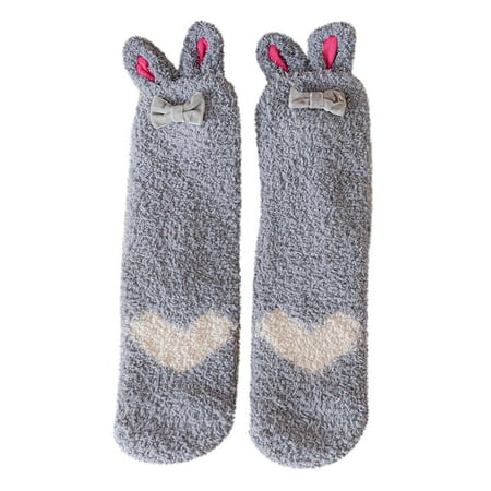 

fvwitlyh Women S Seamless Socks Womens Winter Socks Autumn And Winter Mid Tube Socks Doll Thickened Warm ClichÃ©s for Girls