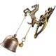 thumbnail image 1 of Retro Metal Doorbell Chime, Magnetic Hanging Bell for Shop, Durable Wind Chime with Charming Horse Design for Housewarming, 1 of 4