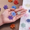 thumbnail image 6 of U8MO Colorful Transparent Acrylic Flower Bead Frosted Big Size Loose Bead Caps 33x8mm-Mixed Color, 50pcs, 6 of 9
