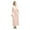 Pink, variant on 2024 Winter Fleece Robes for Women and Men Solid Long Sleeve Bath-Robe Thicken Warm Robe Soft Pockets Nightgown with Belt