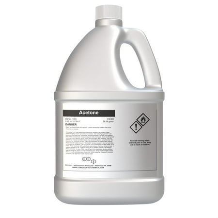 Acetone 99.9% | Premium High-Purity Solvent - 1 Gallon (128 Fl Oz)
