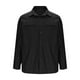 thumbnail image 4 of Blusa y camisa de manga larga con cuello vuelto para hombre, camiseta lisa de moda, blusa de manga larga con cuello vuelto, informal, elegante, con estilo, cómoda, con bolsillos, botones y capucha, bl, 4 of 6