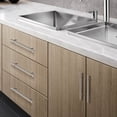 thumbnail image 5 of 1 Pack Kitchen Cabinet Handles Silver Drawer Pulls 16 inch, 10 inch Hole Center, Stainless Steel T Bar with Satin Brushed Nickel, Hardware for Kitchen Cupboard Door Bathroom Furniture, 5 of 7