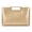 Gold, variant on Women Top Handle Clutch Purse PU Leather Envelope Evening Bags For Formal Party Work(Black)