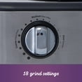 thumbnail image 5 of Mr. Coffee Cafe Grind 18 Cup Automatic Burr Grinder with Removable Bean Hopper and Grind Chamber | Stainless Steel, 5 of 7