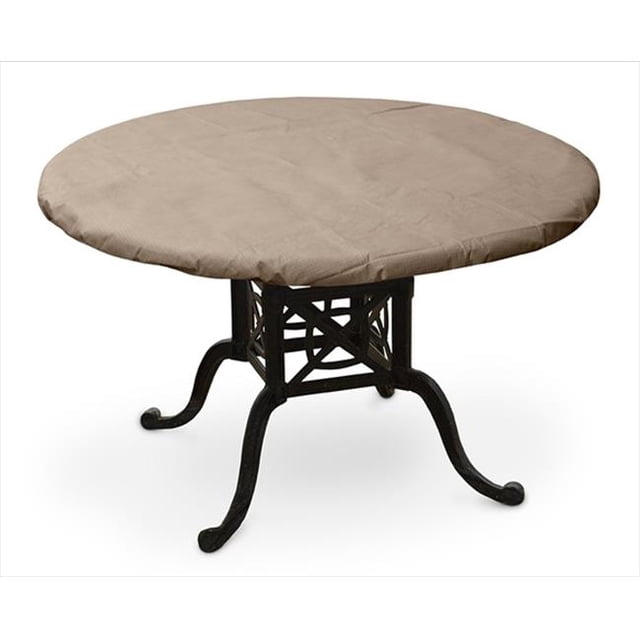KoverRoos 31560 KoverRoos III Couverture de Table Ronde 50 Po, Taupe - 54 Dia Po