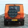 thumbnail image 6 of Sikiie Animal Footprints PVC Leather Spare Tire Wheel Cover Spare Tire Cover, for Car Truck SUV Camper Trailer Universal Fit(14-17in)-14 inch, 6 of 6