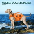 thumbnail image 6 of Kuoser Dog Life Jacket, High Flotation Dog Life Vest for Swimming Boating, Orange, XS, 6 of 7