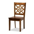 thumbnail image 2 of Bowery Hill Walnut Brown Finished Wood 7-Piece Dining Set, 2 of 7