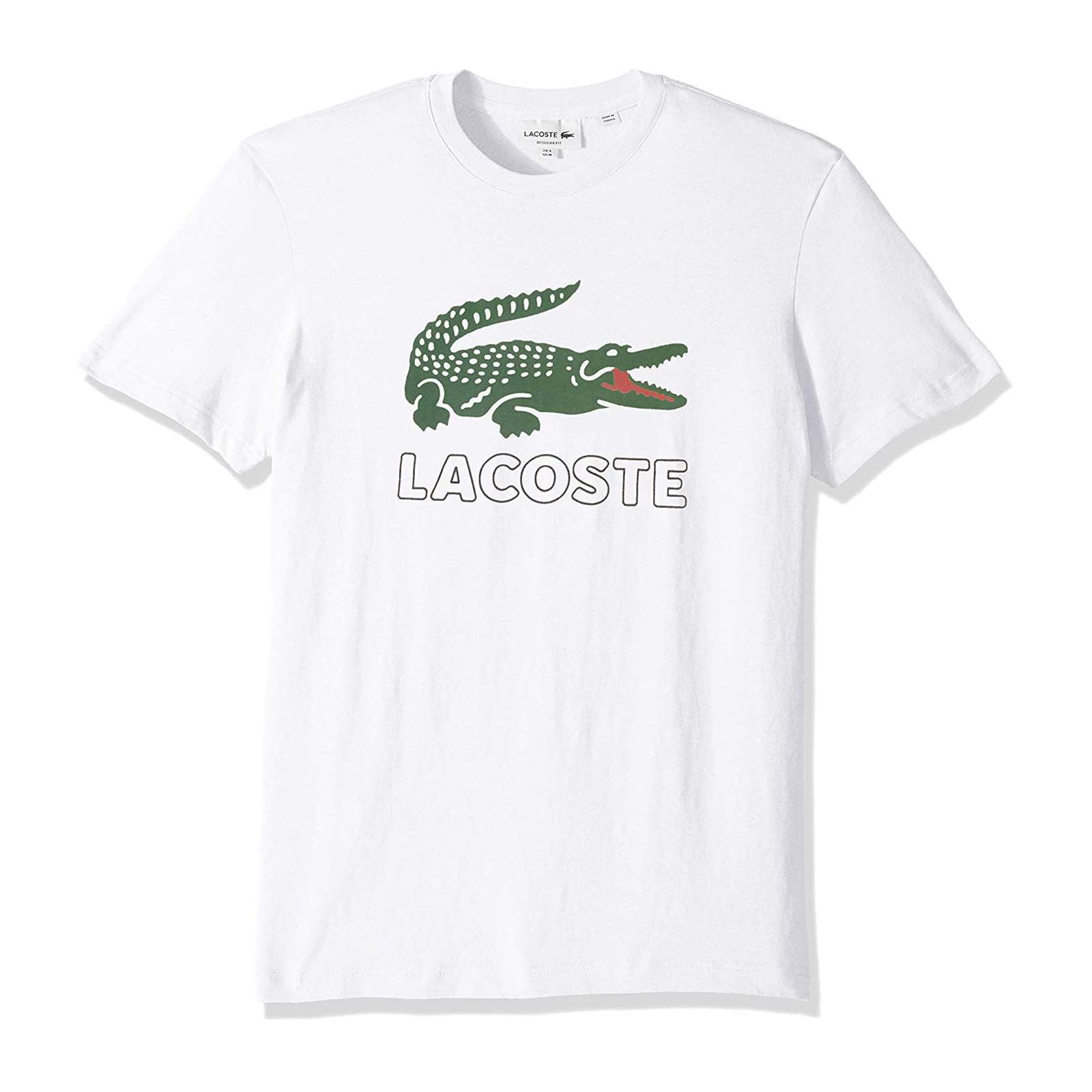 Tilsætningsstof Sanctuary Gentleman New Lacoste Big Croc Script T-Shirt Men's White Lacoste Tee - Walmart.com