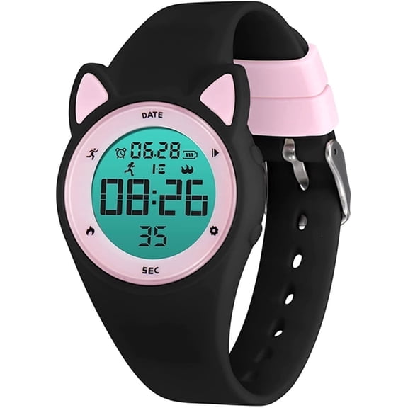 Kids Digital Sport Watch,Watch with Alarm Clock, Stopwatch,Pedometer,Waterproof Watches Christmas Gift