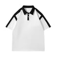 thumbnail image 2 of pstuiky Camisas de manga corta para hombre, Pijama deportivo para hombre, para estar en casa, color liso, camiseta deportiva camisetas de hombre xxl, 2 of 4