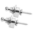 thumbnail image 4 of Guitar Strap Locks, Bass Straplock Button Guitar Belt Locking Musical Instruments Accessories Anti Slip Iron Plating  For Electric Guitars For Electric Basses Silver, 4 of 8