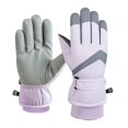 thumbnail image 1 of Gloves Mittens Winter Screen Ski Gloves Waterproof Thick Plus Velvet Warm Windproof Cold Protection Outdoor Couple Riding Gloves Gloves Mittens, 1 of 2