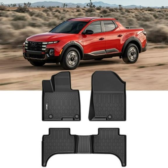 Nilight Floor Mats for Hyundai Santa Cruz 2022 2023 2024 2025 All Weather Custom Fit Heavy Duty Floor Liners