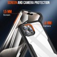 thumbnail image 3 of for iPhone 15 Pro Max case Clear Case 360° Full Body Protective Shockproof Anti-Scratch Phone Case Cover for iPhone 15 Pro Max case 5G Slilcone TPU Slim Fit Thin for iPhone 15 Pro Max phone case, 3 of 7