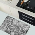 thumbnail image 4 of Earth Bath Mat,White Gray Cracked Marble Non-Slip Volume Super Absorbent Fast Drying for Bathroom Kitchen Door mat,Eco-Friendly Easy to Clean 16×24Inch (40 * 60cm), 4 of 6