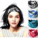 thumbnail image 2 of Minnieouse Diadema deportiva Elástico Tie Dye Fitness Yoga Bandas para el cabello Secado rápido Multicolor Accesorios para peinados para tenis Baloncesto Accesorio para el cabello Rojo Minnieouse AP008818-01, 2 of 6