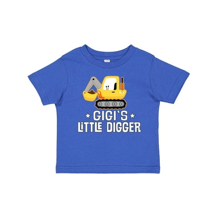 

Inktastic Gigi Little Digger Construction Truck Gift Toddler Boy Girl T-Shirt