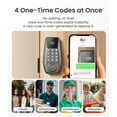 thumbnail image 3 of DESLOC Keypad Deadbolt with Display, Keyless Entry Smart Lock, Electronic Locks for Front Door, 1-Year Battery Life, Auto Lock, 100 User Codes, Easy Installation-Nickel, 3 of 10