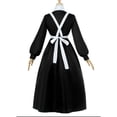 thumbnail image 3 of Women's Elegant  The Promised Neverland Isabella Krone Victorian-Style Maid Dress  - Classic Black & White Lace-Trimmed Gown, 3 of 5