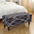 thumbnail image 3 of Footrest Stool Slipcover Stretch Case bench seat cover Protector for Kitchen Hotel Decor Style D, 3 of 9
