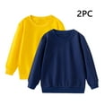 thumbnail image 1 of Cowsor Chandail Unisexe pour Enfants en Coton Fin 2 Pcs T-Shirt Bébé Col Rond Manches Longues, 1 of 7