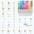 thumbnail image 3 of Tivamiko 12000Pcs DIY Bracelets Making Kit with 3mm Clay Beads, Handcraft Jewelry Making Kit for Girls Adluts Handmade Enthusiasts, 3 of 6