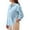 Sky Blue, variant on YODETEY Women Button-Up Dress Shirts, No Boundaries Wrinkle Free Long Sleeve Collared Shirts, Linen Shirts Button Down Dress for Women,Black,XXL