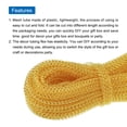 thumbnail image 3 of Uxcell 48 Yards Mesh Tube 3/16 Inch Decor Tubing Flex for Wreath,DIY Craft Yellow Gold, 3 of 7