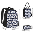 thumbnail image 2 of Pofeuu Cute Sheep With Star Print Backpack Travel Backpacks With Lunch Bag Pencil Bag Set 3 pcs Set Cartoon Backpack, 2 of 7