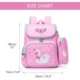 thumbnail image 2 of Kinderruckscke Grundschule Schultasche Mit Federmppchen, 2020 Personalisierter Schulrucksack Fr Mdchen Jungen Cartoon Schulranzen Fr Grundschler 1-3 K, 2 of 5