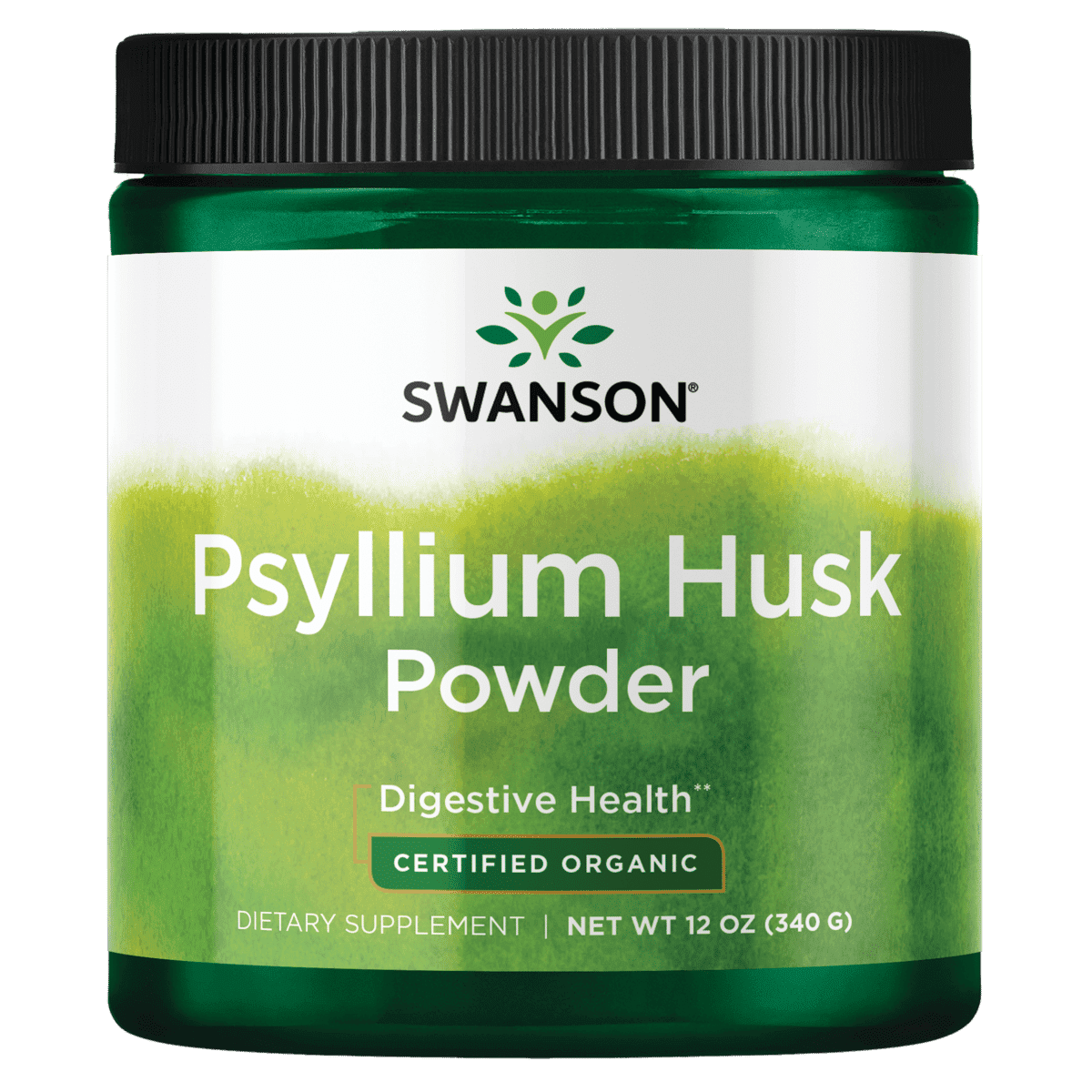 Swanson Psyllium Husk Powder - Certified Organic 12 oz Powder