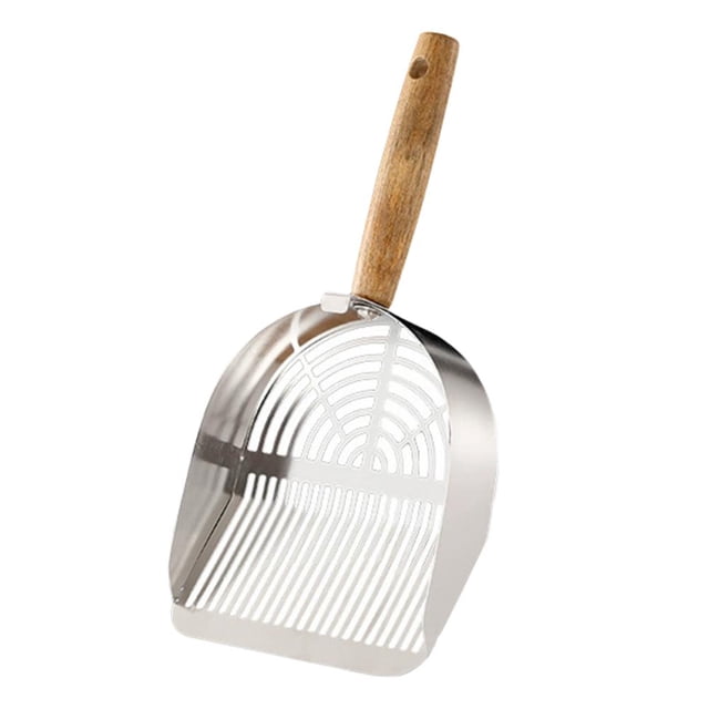 Stainless Steel Cat Litter Shovel - Efficient, Durable, Multi-Use Cleaning Tool