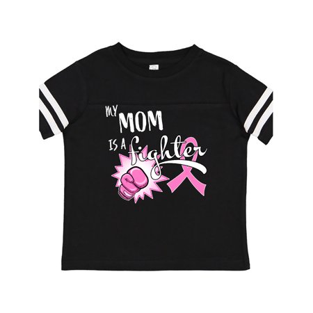 

Inktastic My Mom is a Fighter- Breast Cancer Awareness Gift Toddler Boy or Toddler Girl T-Shirt