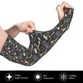 thumbnail image 3 of Uemuo Mushroom Printed Arm Sleeves, Cooling UV Sun Protection Sports Compression for Men/Women, 3 of 8