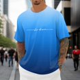 thumbnail image 2 of JAJAHO Graphic Tees Men Crew Neck Short Sleeve Gradient T Shirt City Letter Printed Summer Loose Fit Casual Streetwear Soft Tops, 2 of 4