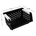 thumbnail image 2 of 3 Packs Plastic Stackable Storage Baskets, Stacking Plastic Bins for Organizer, 2 of 7