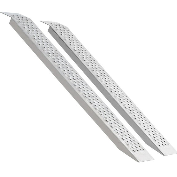 VEVOR 47.2" x 8.5" Aluminum Ramps 880 LBS Capacity Loading Ramps 2PCS,