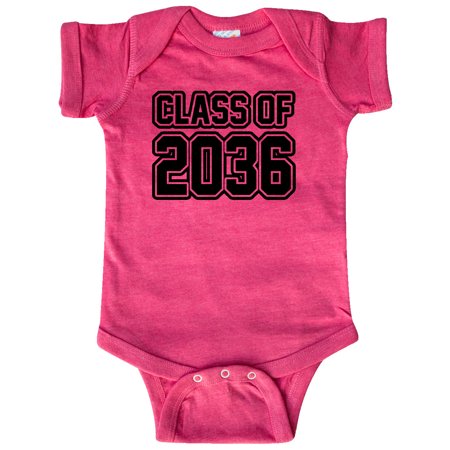 

Inktastic Class of 2036 in Black Outlined Text Gift Baby Boy or Baby Girl Bodysuit