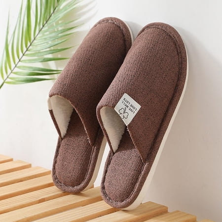 

New Winter Men and Women Cotton 5 Colors slippers Home Indoor Slippers Men and Women Couples Non-slip Floor Slippers Soft Bottom Spring and Autumn