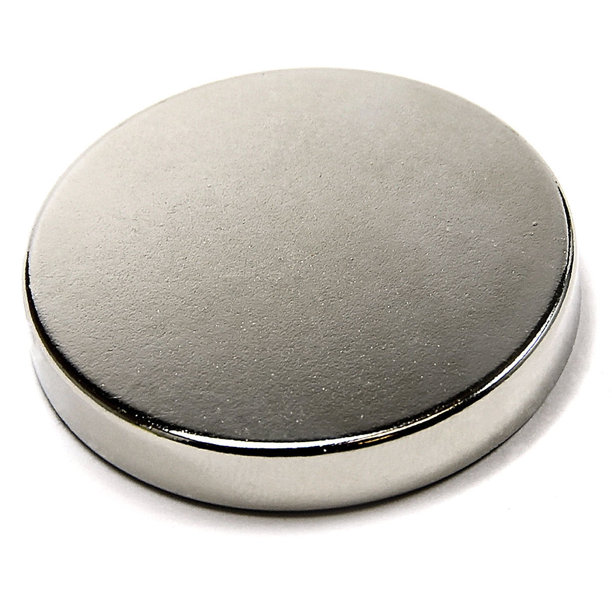 Cms Magnetics 17lbs 1-1/4 inchx1/8 inch Neodymium Disk Magnet, White