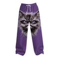 thumbnail image 4 of Dolkfu Drawstring Mens Pants Loose Fit Pants Novelty Lounge Graphic Trouser Mens 4X, 4 of 6