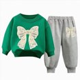 thumbnail image 4 of Toddler Girls Outfits Sets, Warm 2PC Fall and Winter Sweatshirts and Pants Active Wear Clothes Sets for Baby Kids Girls 2T 3T 4T 5T 6T 7T 8T K Size 3-4 Years, 4 of 4