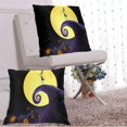 thumbnail image 5 of Juego de 2 fundas de almohada de felpa cuadradas negras de Pesadilla antes de Navidad, decoración de doble cara, cama de automóvil, dormitorio, sofá, fundas de almohada suaves, decoración del hogar,, 5 of 5
