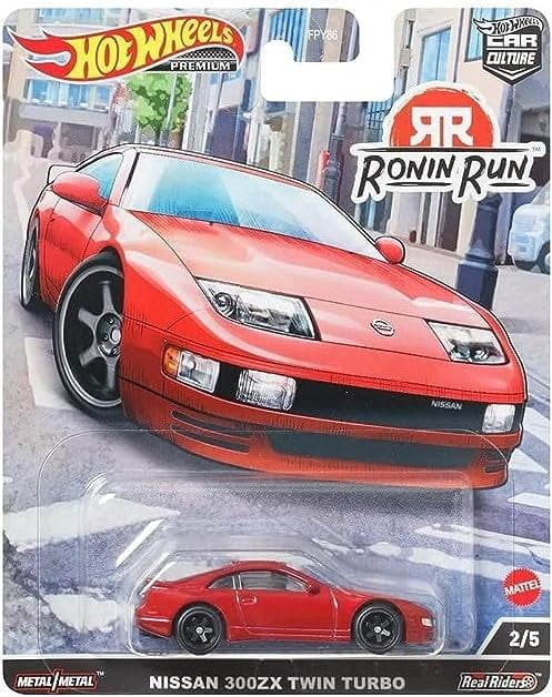 Hot Wheels 2022 Premium Car Culture 'Ronin Run' Set of 5, 1/64