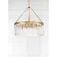 thumbnail image 2 of Crystorama Emory 8 Light Modern Gold Chandelier - 24''W x 24.75''H, 2 of 13