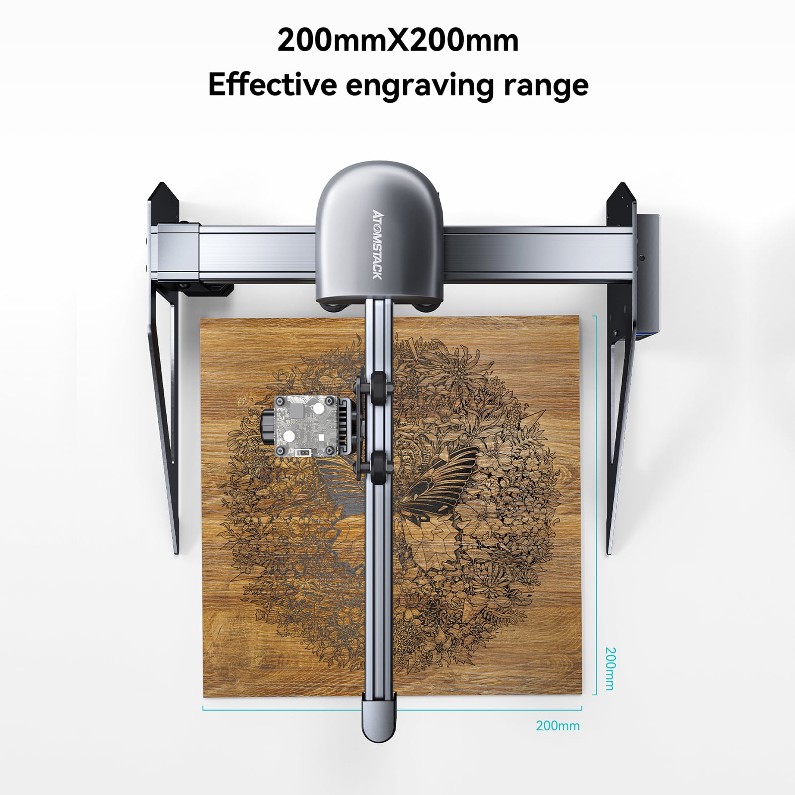 Engraver,* 200 Area P7 30w Diy 200 * 200 Metal Wood Leather With 200 * Metal Wood 200 Area Diy Hine With Wyan Koeb PLUG